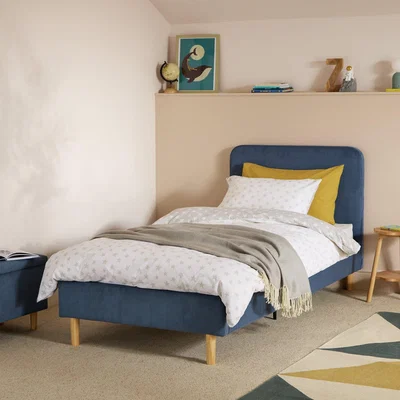Habitat Habitat Arden Single Fabric Bed Frame - Blue
