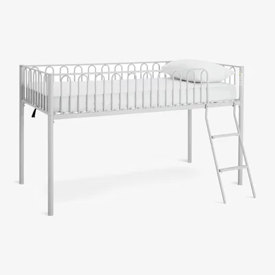 Habitat Argos Home Single Metal Midsleeper Bed Frame - Grey