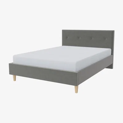 Habitat Millbrook Beds Double Wooden Bed Frame - Grey