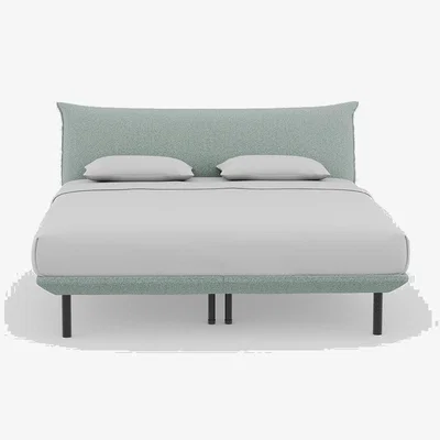 Heal's Heal's Aria Bed Super King Nova Boucle Sherpa Slats Black Feet