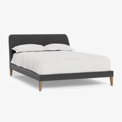 Heal's Heal's Wallis Bed Super King Melton Wool Granite Black Feet