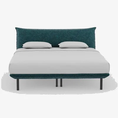 Heal's Heal's Aria Bed Super King Nova Velluto Bermuda Slats Black Feet