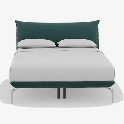 Heal's Heal's Aria Bed King Nova Boucle Panache Slats Chrome Feet