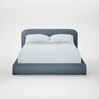 Heal's Heal's Nuvola Bed Double Smart Cotton Linen Celestial Natural Feet