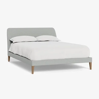 Heal's Heal's Wallis Bed Double Melton Wool Limestone Black Feet