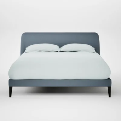 Heal's Heal's Wallis Bed King Smart Cotton Linen Celestial Black Feet