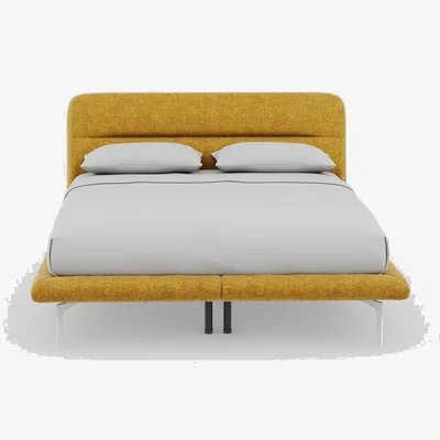 Heal's Heal's Gia Bed King Nova Velluto Corn Slats Chrome Feet