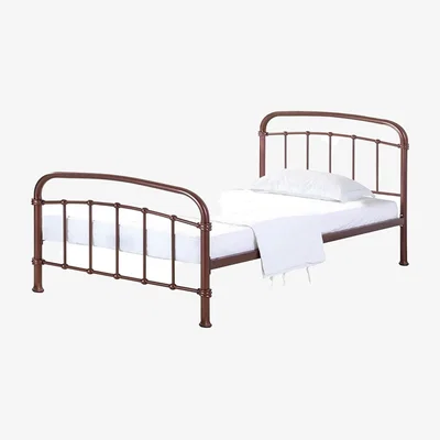 Homebase Halston Single Bed - Copper
