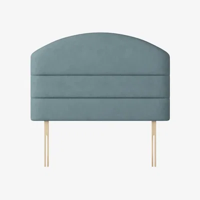 Happy Beds Dudley - Super King Size - Lined Headboard - Duck Egg Blue - Fabric - 6ft - Happy Beds