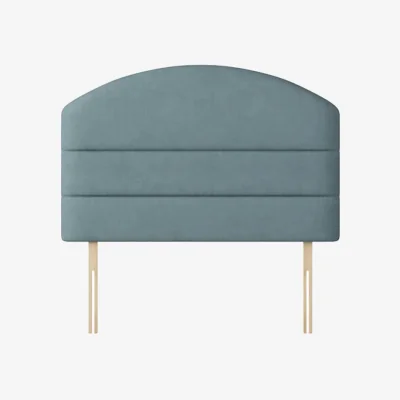 Happy Beds Dudley - Single - Lined Headboard - Duck Egg Blue - Fabric - 3ft - Happy Beds