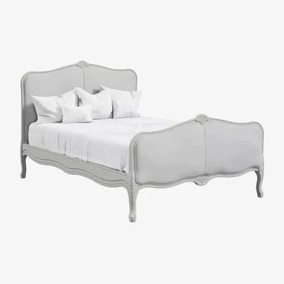 John Lewis Laura Ashley Provencale Bed Frame, Super King Size, Dove Grey