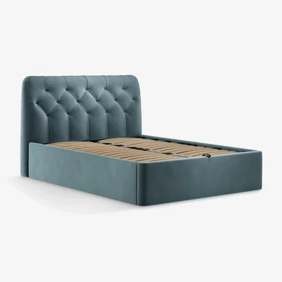 John Lewis John Lewis Button Back Ottoman Storage Upholstered Bed Frame, Super King Size