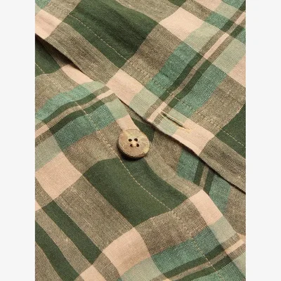John Lewis Piglet in Bed Dallington Check Linen Blend Bedding