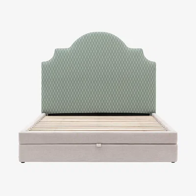 John Lewis Gallery Direct Wilbury Storage Bed Frame, Double, Sage