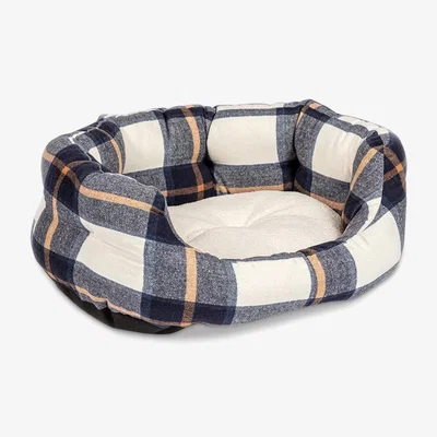John Lewis Danish Design Bowmore Medium Dog Bed, Navy