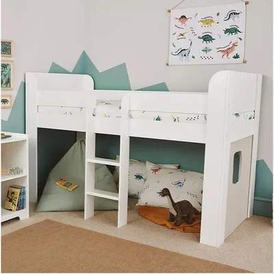 John Lewis Great Little Trading Co Paddington Mid Sleeper Bed Frame, White