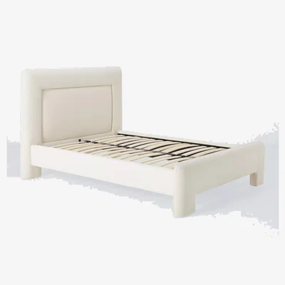 John Lewis John Lewis Blocky Bed Frame, Super King Size, Boucle White