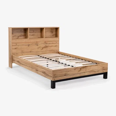John Lewis Julian Bowen Bali Bookcase Bed Frame, Single, Oak