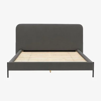 Knees Oslo King Size Bed - Grey