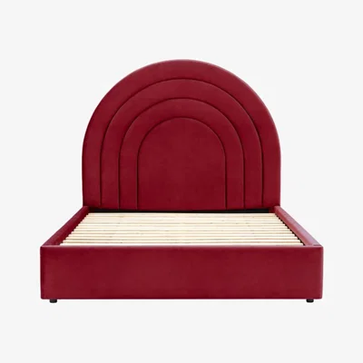 Knees Arch King Size Bed - Russett