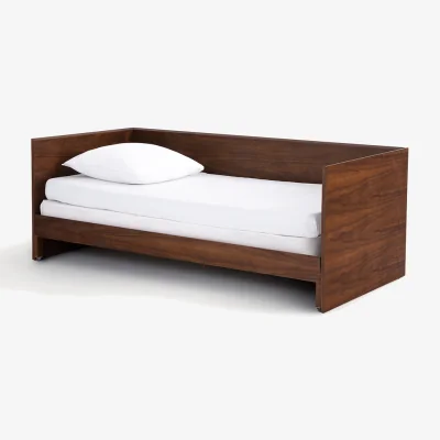 La Redoute Working Walnut Veneered Pull Out Bed