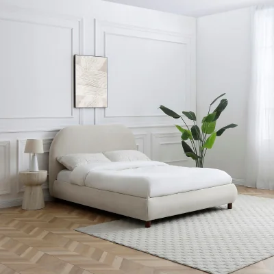 La Redoute Noelle Boucle Upholstered Bed