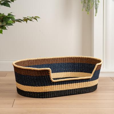 La Redoute Navy & Brown Bed w/mat M