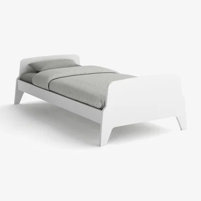La Redoute Adil Vintage Retro Style Single Bed with Bed Base