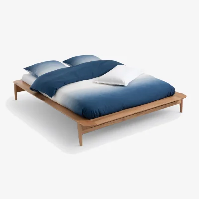 La Redoute Jucca Bed in Solid Oak with Bed Base