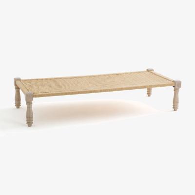 La Redoute Adas Bench/Indian Bed in Wood and Rope