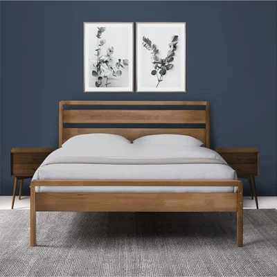 La Redoute Skandi Mid Century Solid Wood Bed