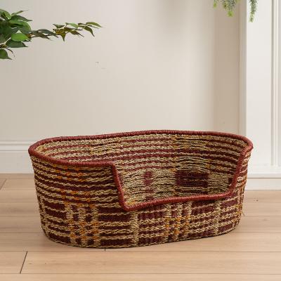 La Redoute Red Check Bed w/mat S