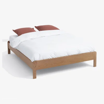 La Redoute Talet Oak Bed with Bed Base