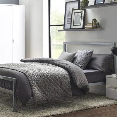 La Redoute Toro Mirrored Metal Bed