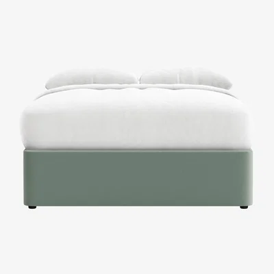 Loaf Side Stash 1.5 Drawer Bed, King (Trinket Tin Clever Velvet)