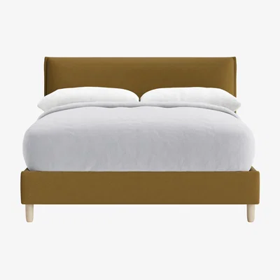 Loaf Double Archy Bed in Hops Sack Clever Slubby Cotton