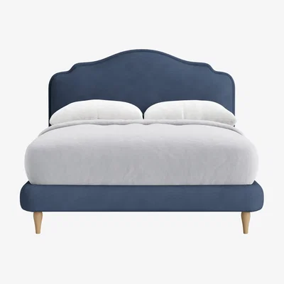 Loaf Sugar Puff Bed, King (Sloe Berry Bush Clever Cotton)