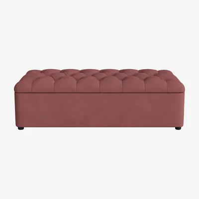 Loaf Bed in a Button, Double (Berry Jelly Clever Cotton)