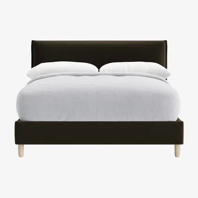 Loaf Archy Bed, Double (Wine Bottle Clever Velvet)