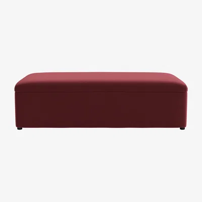 Loaf Bed in a Bun, Double (Drenched Damsons Clever Velvet)