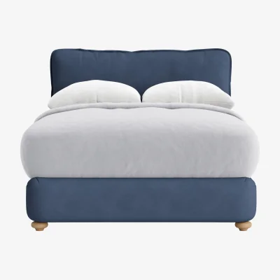 Loaf Pillow Talker Bed, Double (Sloe Berry Bush Clever Cotton)