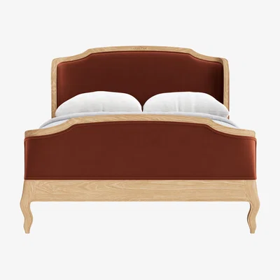 Loaf Joelle Bed, Double (Broken Pot Clever Velvet)