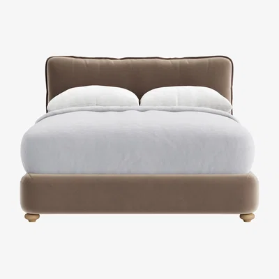 Loaf Pillow Talker Bed, King (Tea Bag Clever Velvet)