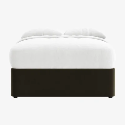 Loaf Side Stash 1.5 Drawer Bed, Double (Wine Bottle Clever Velvet)