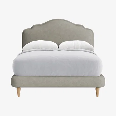 Loaf Sugar Puff Bed, Double (Whistling Kettle Clever Boucle)