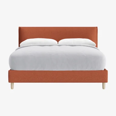 Loaf Archy Bed, King (Candied Peel Clever Slubby Linen)