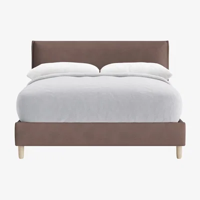 Loaf Double Archy Bed in Muddy Footprint Clever Cotton