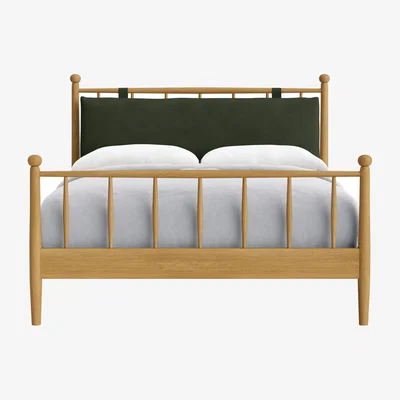 Loaf Poppins Bed, Double (Woody Walk Clever Cotton, Light Oak)