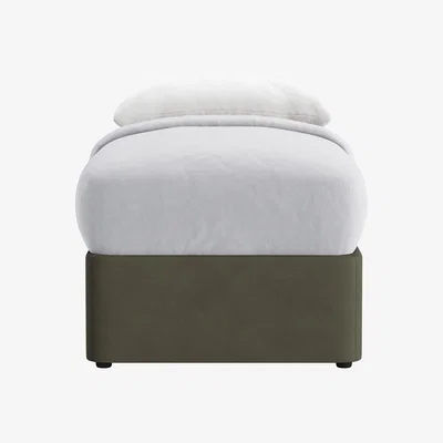 Loaf Side Stash 2 Drawer Bed, Single (Woody Walk Clever Cotton)