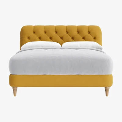 Loaf Bedlington Bed, King (Butter Drip Clever Linen)